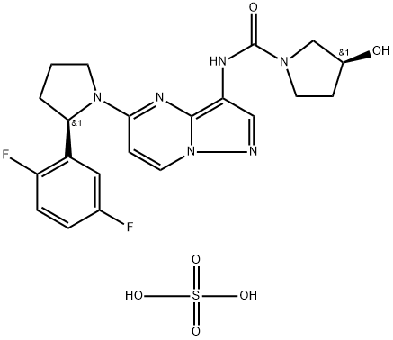 Larotrectinib sulfate