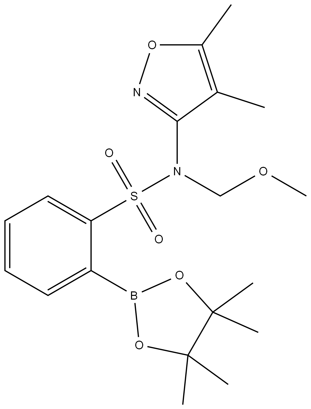 N-(4,5-dimethylisoxazol-3-yl)-N-(methoxymethyl)-2-(4,4,5,5-tetramethyl-1,3,2-dioxaborolan-2-yl)benzenesulfonamide